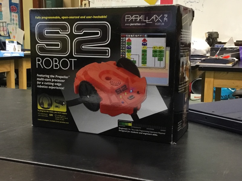 S2 robot programs its ways back to Mr. Blackmore’s class: Mr. Blackmore’s class class programs S2 robots for the fifth year
