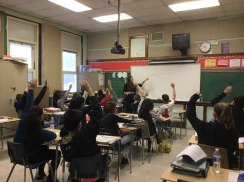 Math teacher, Mrs. Burke, takes the role as teacher of the year for 2017