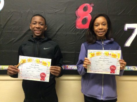 February students of the month are heading in the right direction