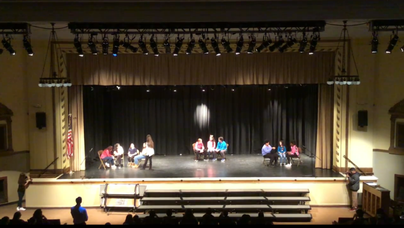 BULLIES WILL NOT BULLY ANYMORE: Kids learn how to deal with bullies at the Bullying play.