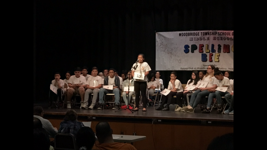 Woodbridge Township District Spelling Bee; Chloe Monsanto