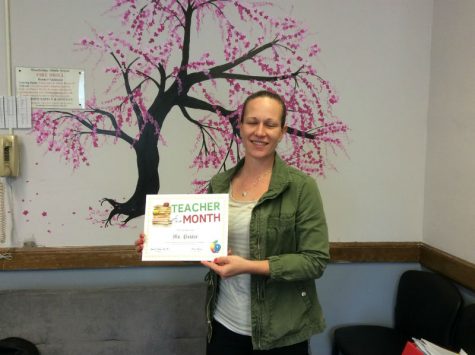 Ms. Pastor illustrates that the students are the ones that inspire her to keep going: April TOTM Ms. Pastor