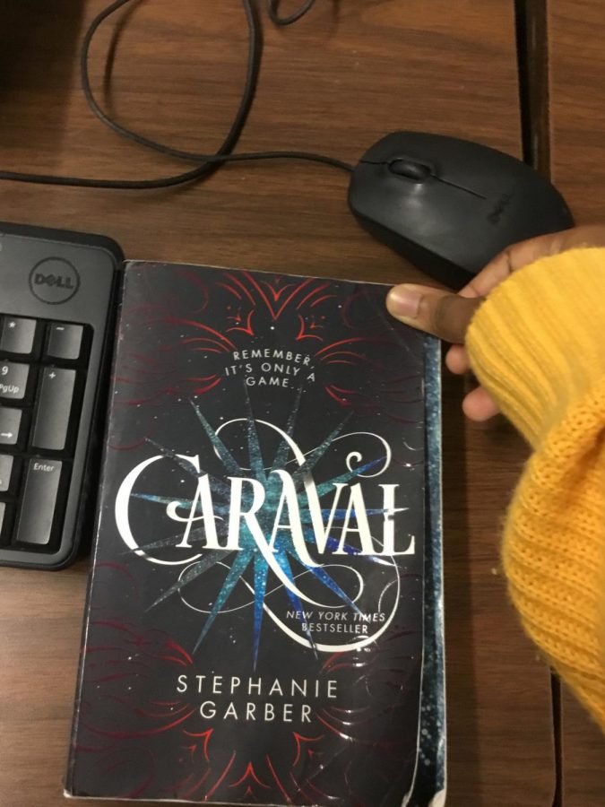 CHEERS FOR CARAVAL: The artistic cover of Caraval by Stephanie Garber.