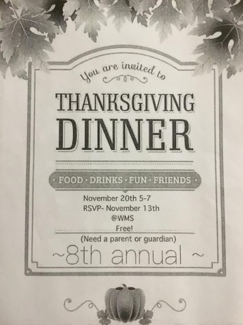 WMS Thanksgiving Dinner