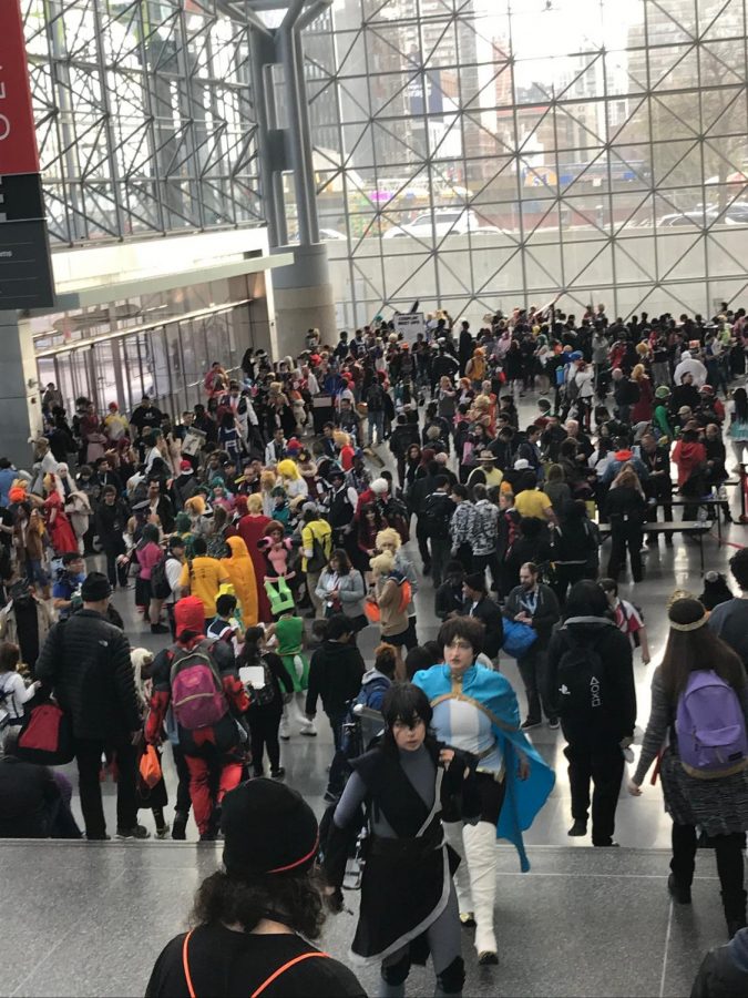       Anime NYC crowd