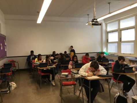 WMS students and teacher body make the best of construction