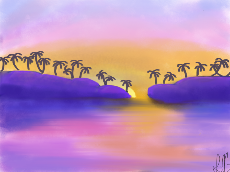 Sunset+painting