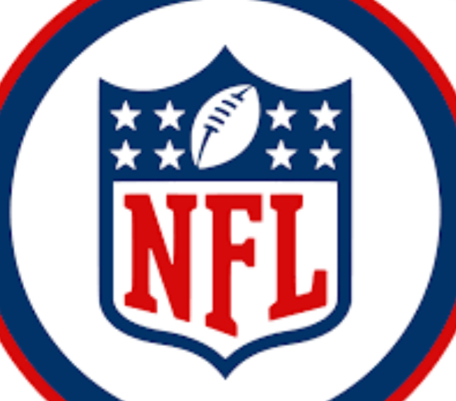 Labeled for reuse via https://pixabay.com/vectors/nfl-national-football-league-logo-3644686/ the Creative Commons license.` 