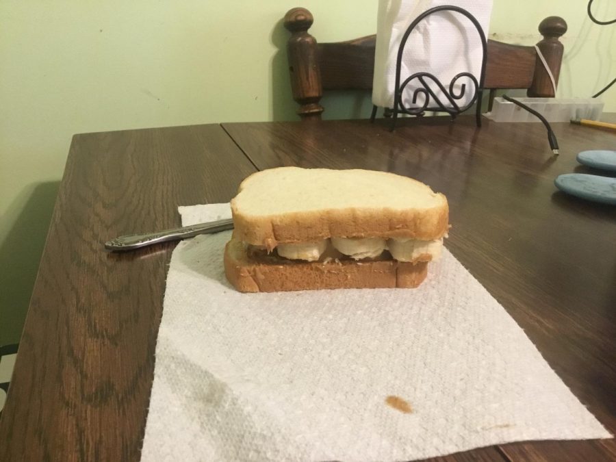 Peanut+butter+banana+sandwich