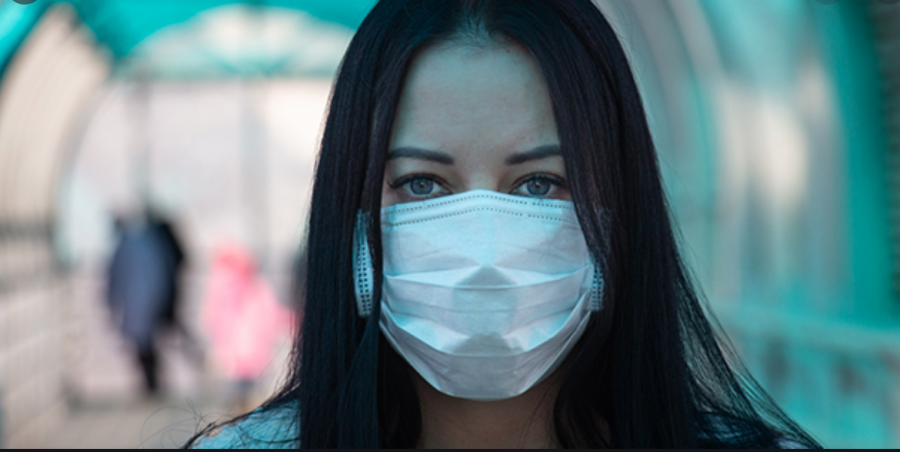 OUR NEW REALITY: As shown in the picture, every day all of us have to wear a mask to prevent contracting the virus and spreading it to others.
