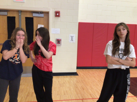 MIDDLE SCHOOL DRAMA; Students act out social pressure 