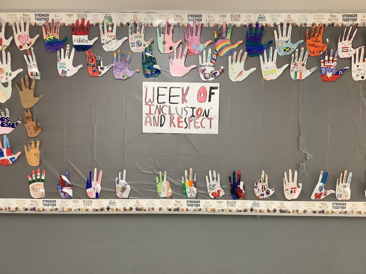 A+picture+of+a+bulletin+board+in+honor+of+Week+of+Inclusion+and+Respect.