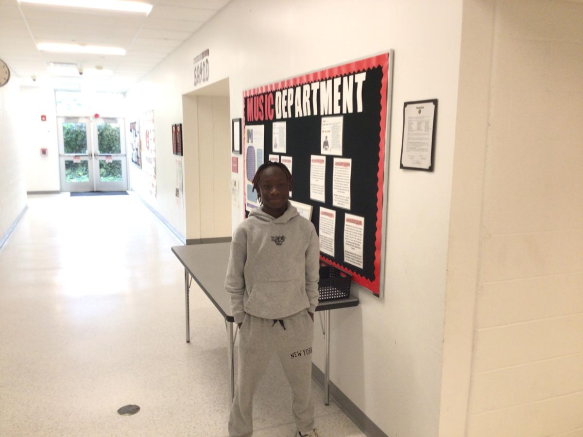 Montrell Moody poses for a picture at WMS