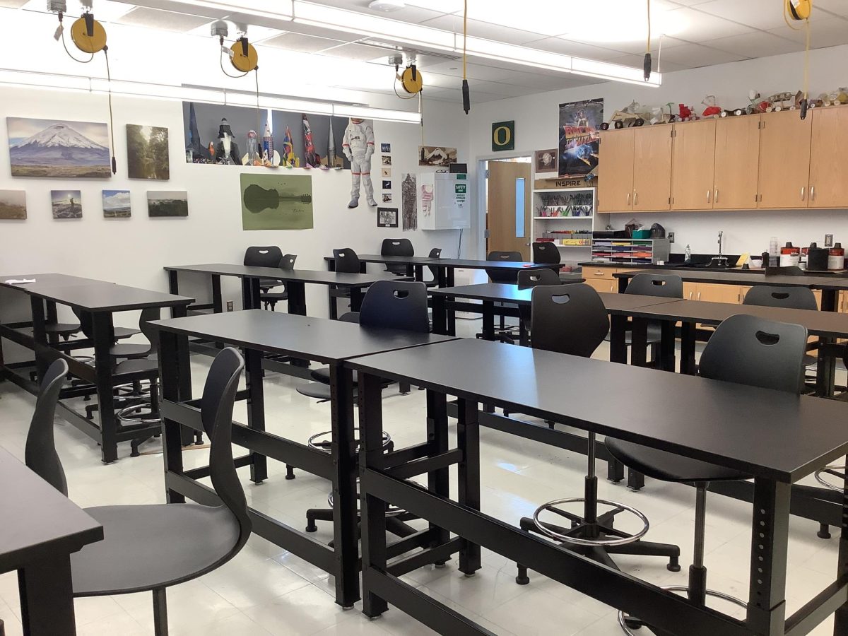 The STEM classroom at WMS.

