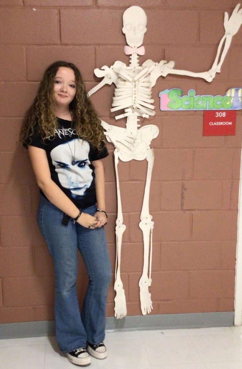 Mia Muilenburg, a 8th grade G & T student at WMS gets a good education through the program.