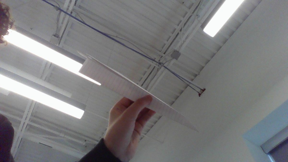 This is how you make a paper airplane