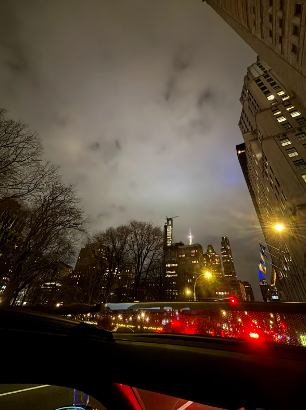 New York city at night