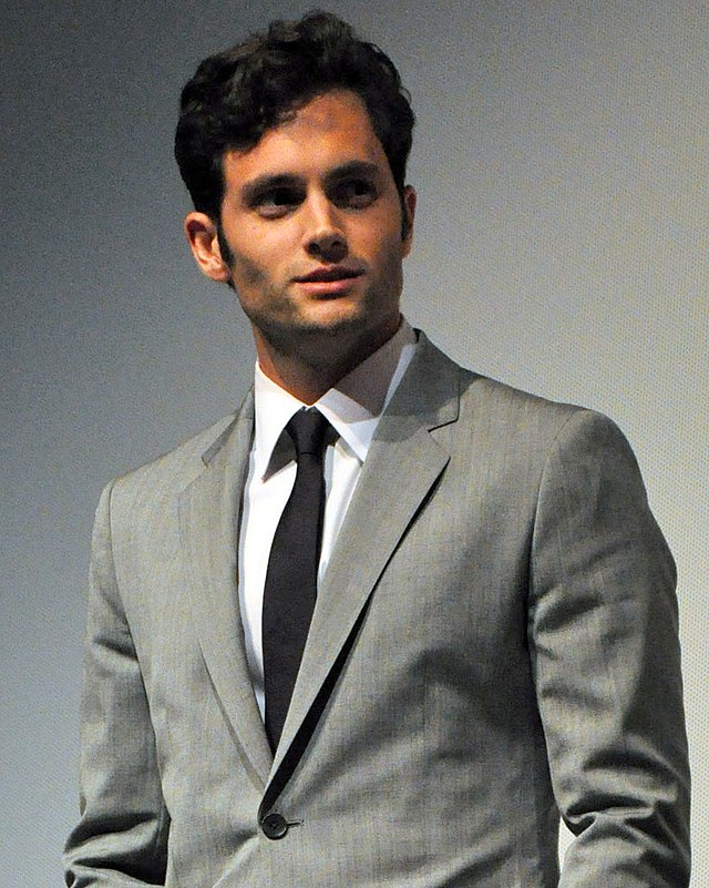 Penn Badgley poses for a picture at the premiere of" Easy A"