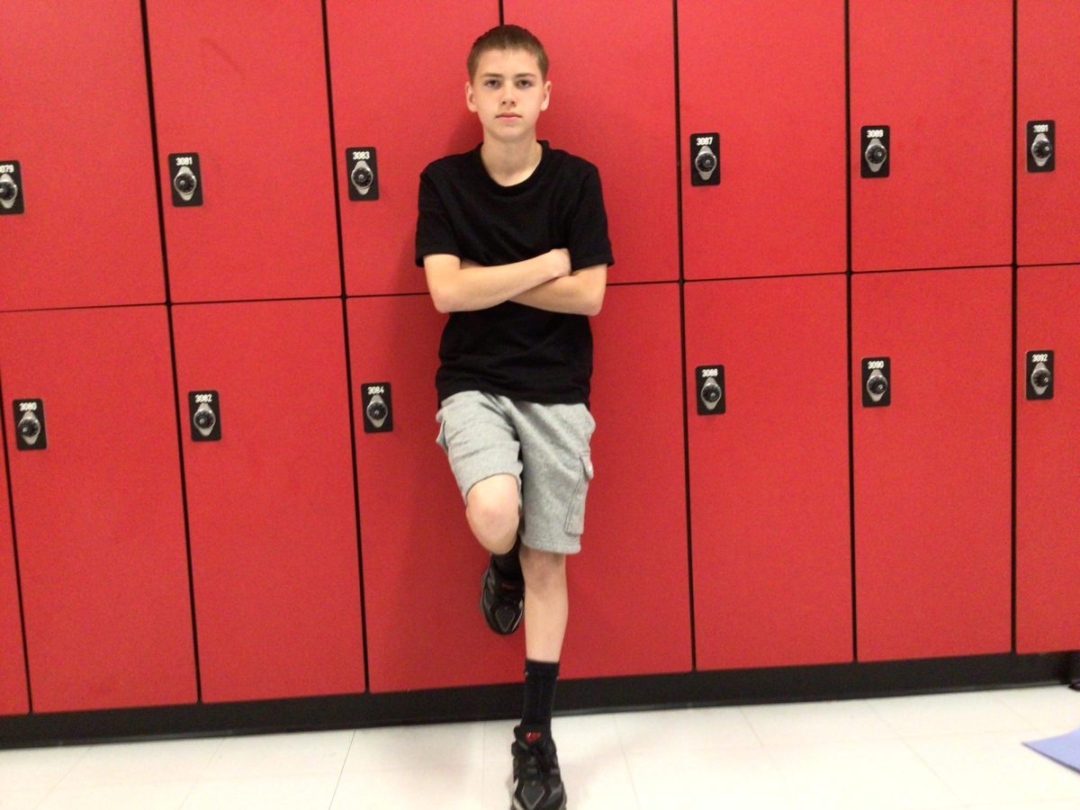 Gianni Rivera poses for photo in front of room 308