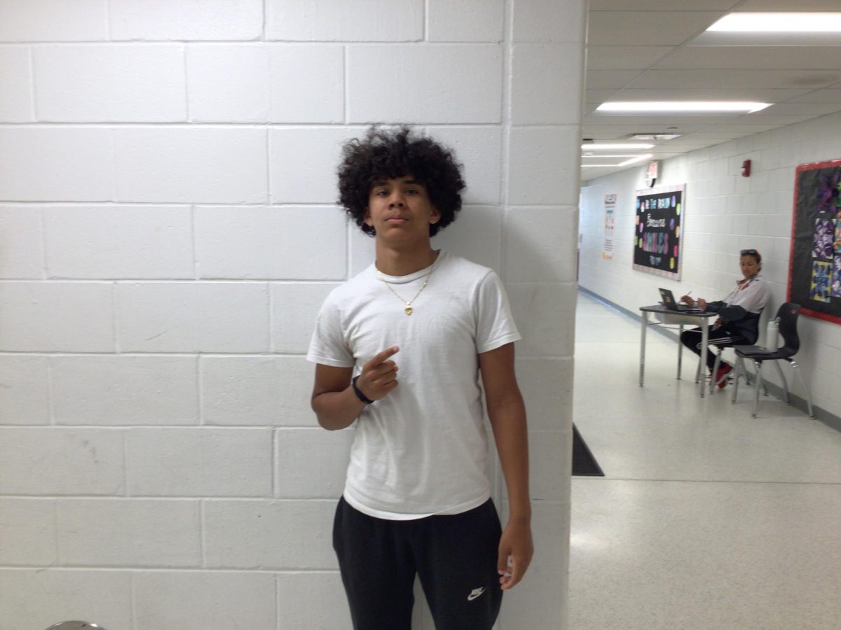 Cadien P, Poses for a picture.