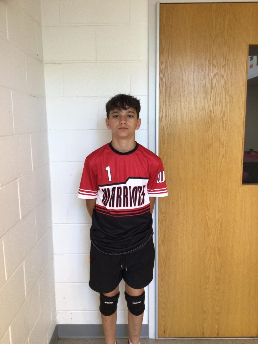 Dylan Dwyer poses for a picture at WMS last week.