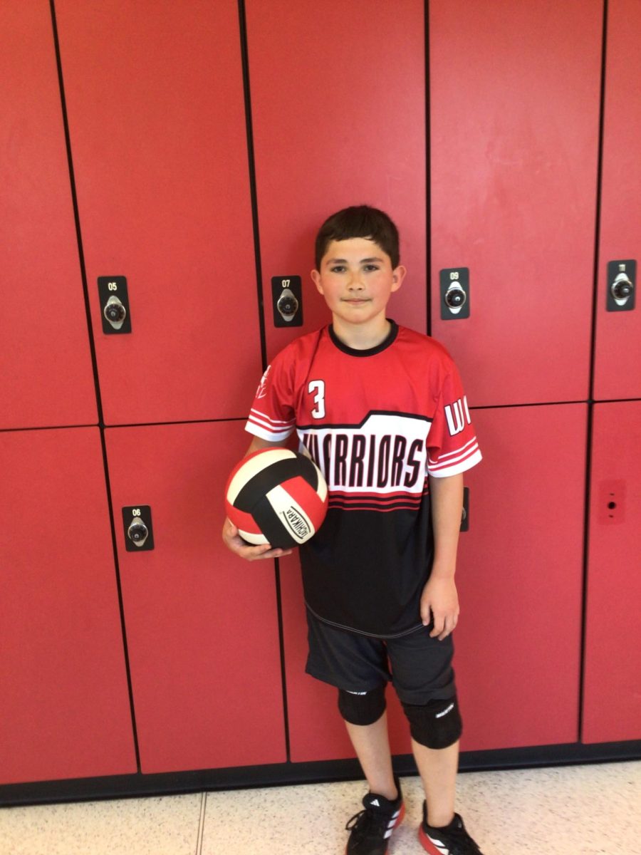 Alex Dinicola poses for a picture at WMS last week.