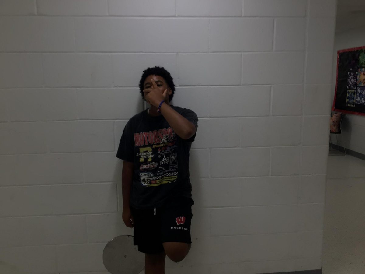 Joel Diaz is outside the gym at the WMS for a picture.