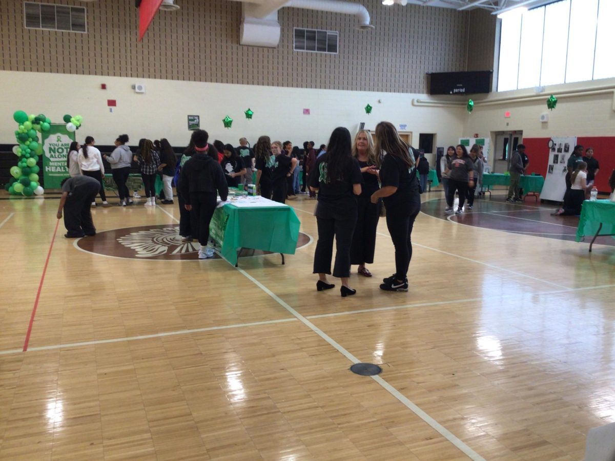 Mental Health Club hosted an event on May 29th In the WMS gym