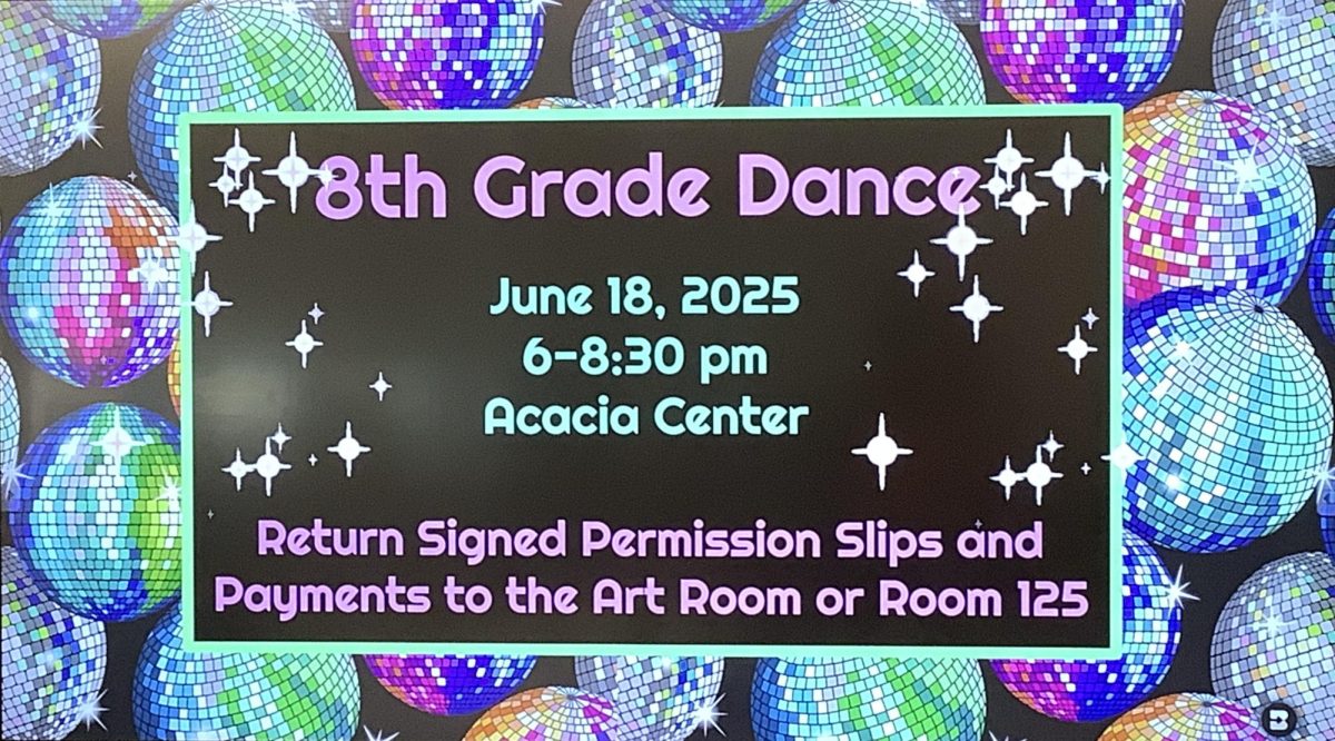 Get ready for the 8th grade dance!