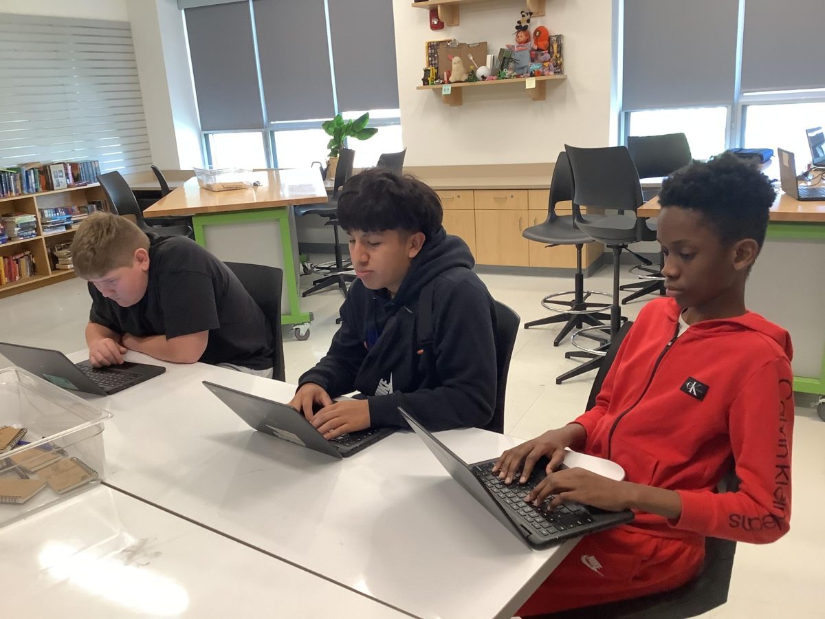 Students in WMS prepare for state testing.