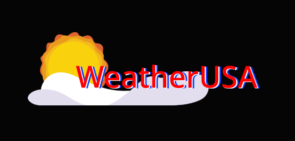 This is the logo for the WeatherUSA short section in WOTW. Made by the photographer.