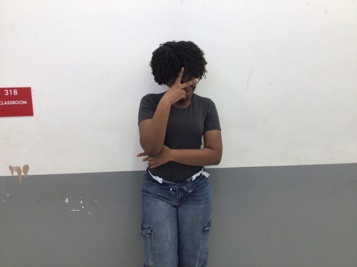 Makayla-Joy McKoy poses for a photo at WMS 