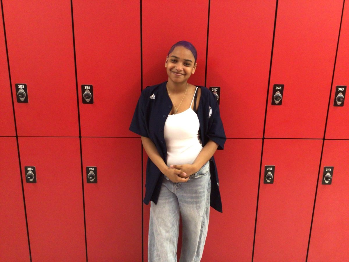Rielle Navedo poses for a picture at WMS