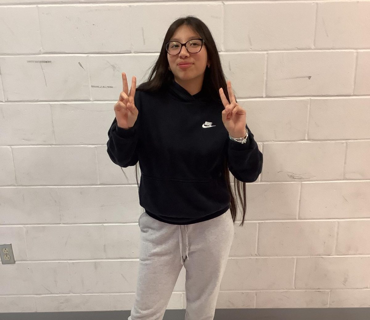 Melany Gomez-Varela, a 7th grader at WMS, poses for a picture.