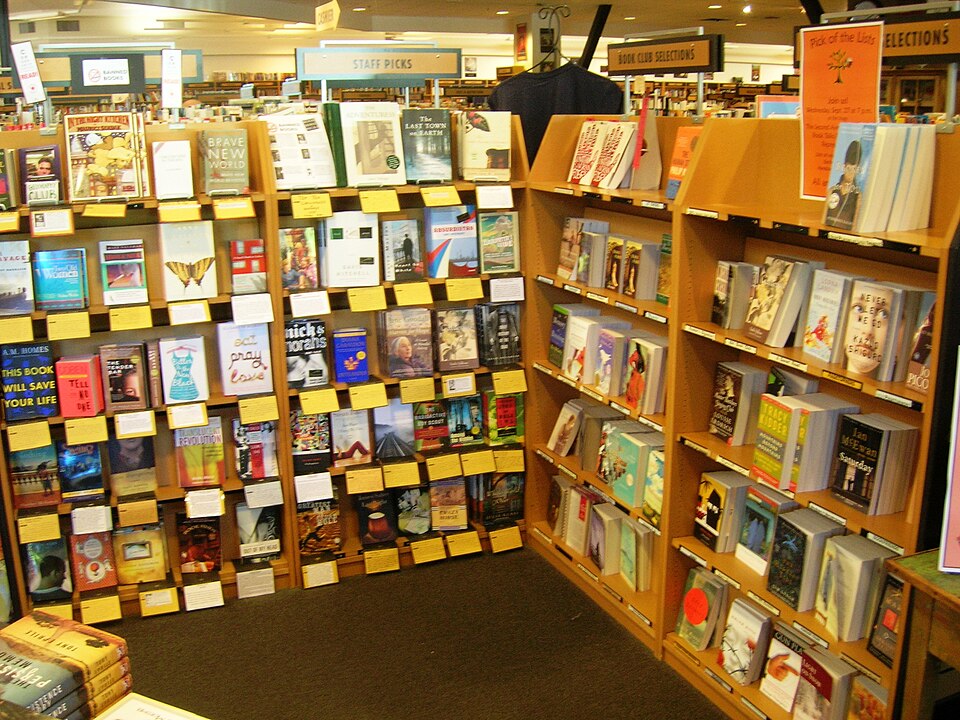 A library full of books